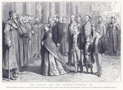 女王陛下和克里米亚受伤，1856年 作者 英语学校