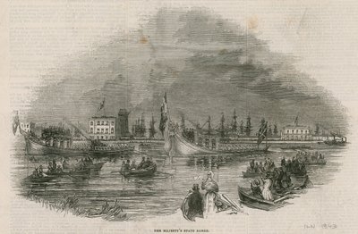 她的Majestys State Barge 作者 英语学校