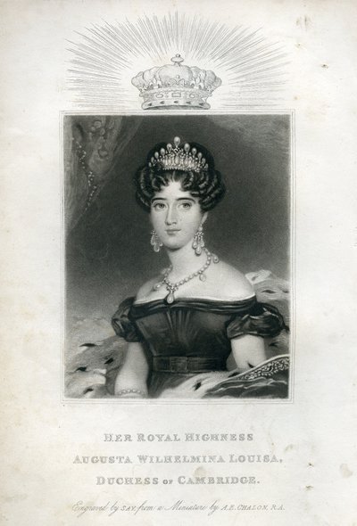 1830年剑桥公爵夫人Augusta Wilhelmina Louisa殿下 作者 英语学校