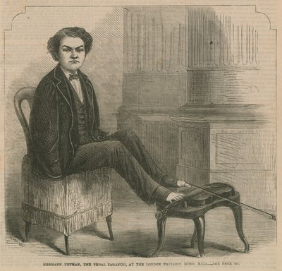 Hermann Untman，踏板Paganini，在伦敦馆音乐厅 作者 英语学校