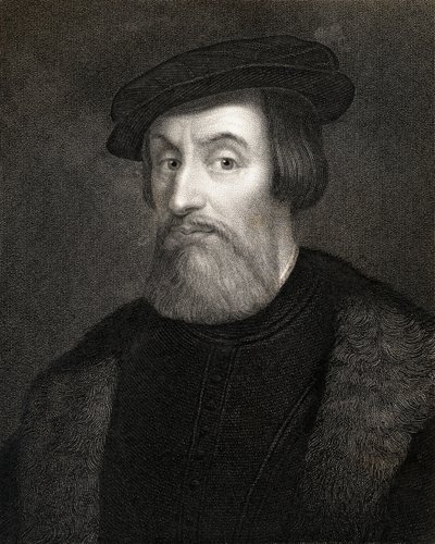 Hernan Cortes，Marques del valle de Oaxaca（1485-1547）来自&39;肖像画廊&39;，于1833年出版 作者 英语学校
