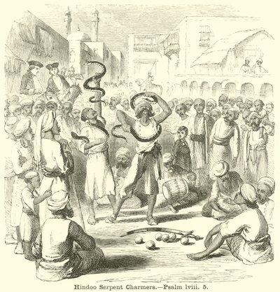 Hindoo Serpent Charmers，诗篇，lviii，5 作者 英语学校