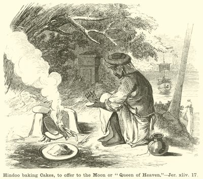 Hindoo烘焙蛋糕，提供给月亮或天后女王，Jer，xliv，17 作者 英语学校