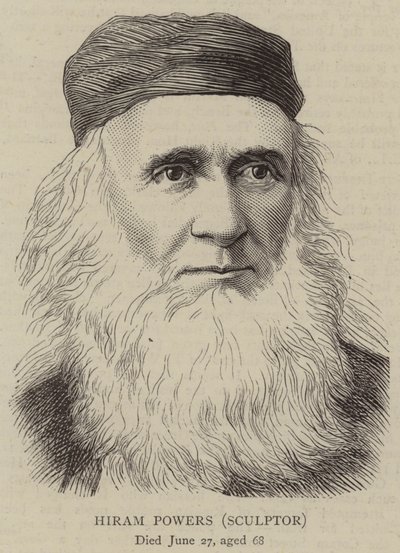 Hiram Powers，雕刻家（雕刻） 作者 英语学校