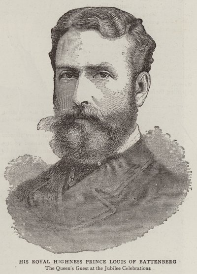 His Royal Highness Prince Louis of Battenberg (engraving) 作者 英语学校