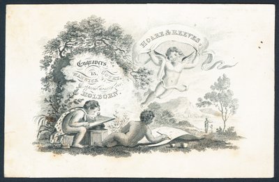 Hoare＆Reeves，雕刻师，贸易卡 作者 英语学校