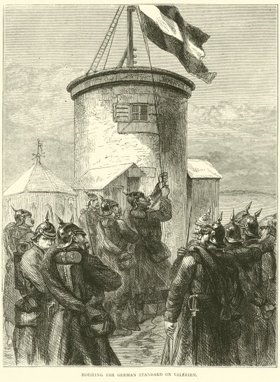 1871年3月，在Valerien上吊装德国标准 作者 英语学校