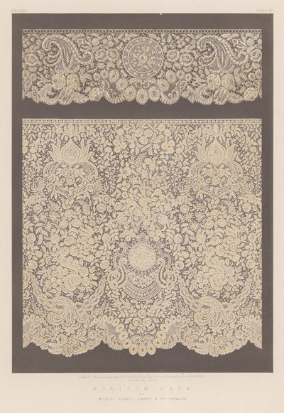 伦敦Messell Howell James and Co的Honiton Lace 作者 英语学校
