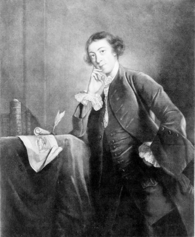 Horace Walpole，詹姆斯·麦卡德尔（James McArdel），18世纪约书亚·雷诺兹（Joshua Reynolds）的肖像画（mezzotint） 作者 英语学校