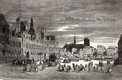 Hotel de Ville，巴黎，1847年 作者 英语学校