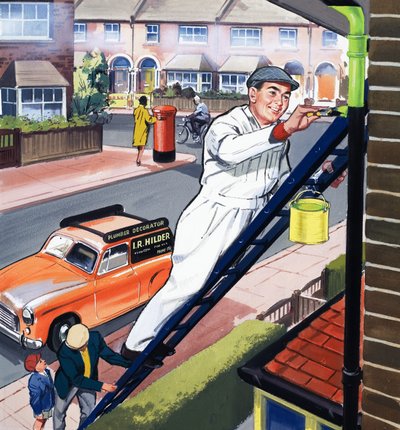 房屋油漆工 作者 英语学校