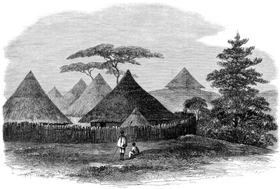 马格达拉的房子，从英国远征到阿比西尼亚，1868年 作者 英语学校