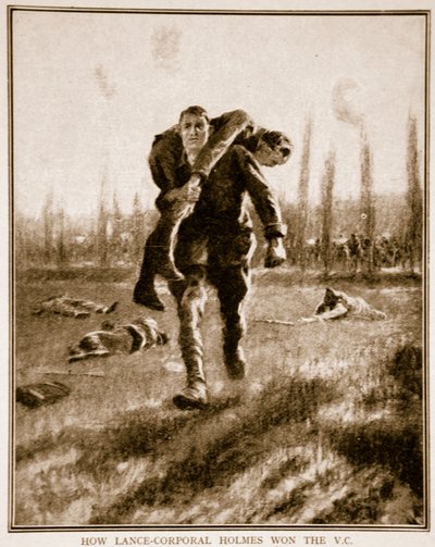 Lance-Corporal Holmes如何赢得VC，1914-19 作者 英语学校