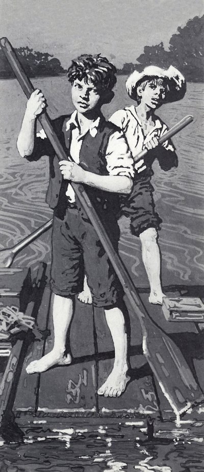 Huckleberry Finn和Tom Sawyer 作者 英语学校