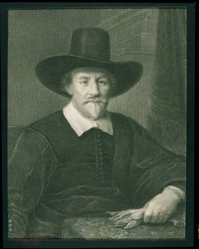 Hugo Grotius（1583-1645）来自&39;肖像画廊&39;，于1833年出版（版画） 作者 English School