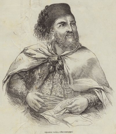 Ibrahim Pacha (engraving) 作者 英语学校