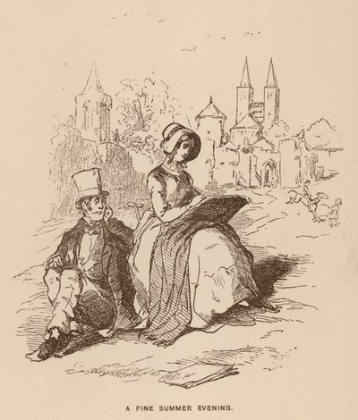Illustration for Vanity Fair by Thackeray (litho) 作者 英语学校