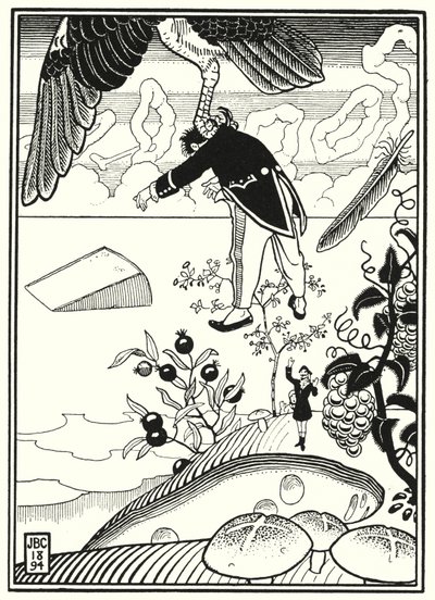 蒙乔生男爵历险记》插图（版画） 作者 英语学校