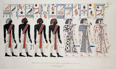 来自底比斯国王墓的插图，由G. Belzoni发现，出版于1820年 作者 英语学校