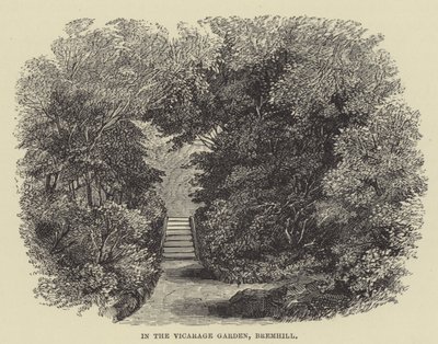 In the Vicarage Garden, Bremhill (engraving) 作者 英语学校