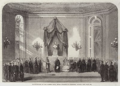 都柏林皇家外科医学院阿尔伯特音乐厅落成典礼（版画） 作者 英语学校
