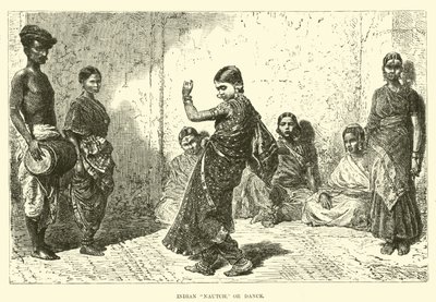 印度Nautch，或舞蹈 作者 英语学校