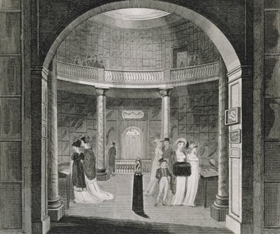 1806年Leverian博物馆的内部视图 作者 英语学校