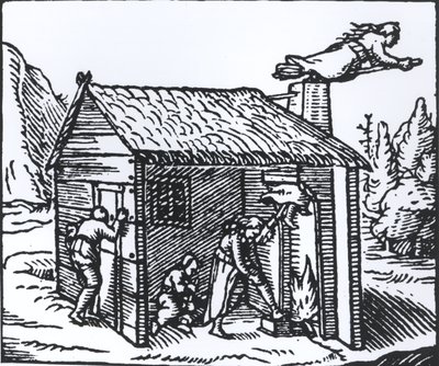 1579年女巫之家的内部 作者 英语学校