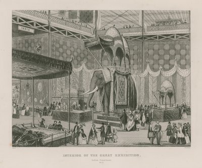 1851年印度大展的内部 作者 英语学校