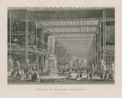 1851年的大展览的内部，从Transept向东看 作者 英语学校
