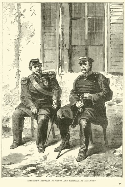 1870年9月拿破仑和俾斯麦在Donchery的采访 作者 英语学校