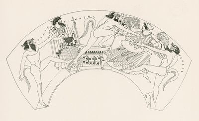 鸢尾花和赫拉被撒提尔攻击（雕刻） 作者 英语学校