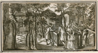 伊斯灵顿温泉，以前新的Tunbridge Wells，1735年 作者 英语学校