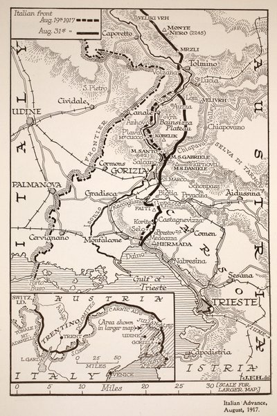意大利的进步，1917年8月 作者 英语学校