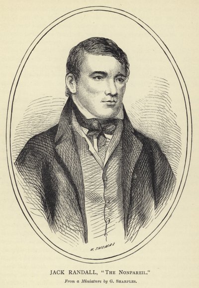 杰克兰德尔，The Nonpareil，来自G Sharples的缩影 作者 英语学校