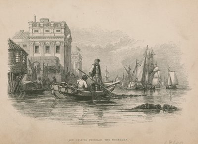 杰克帮弗里曼渔夫;弗雷德里克马里亚特的可怜杰克的插图 作者 英语学校