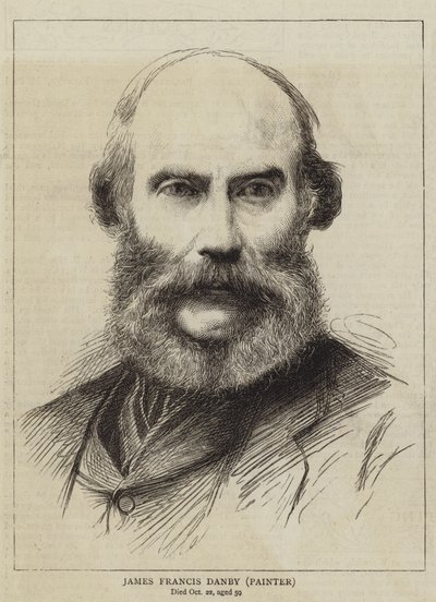 James Francis Danby, Painter (engraving) 作者 英语学校