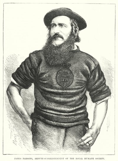 James Parsons, Deputy-Superintendent of the Royal Humane Society (engraving) 作者 英语学校