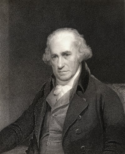 James Watt（1736-1819）出自1833年出版的肖像画廊 作者 英语学校