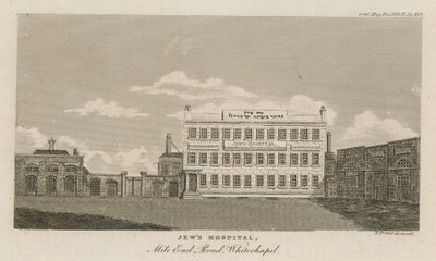犹太医院，Mile End Road，Whitechapel 作者 英语学校