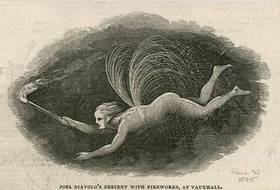 Joel Diabolos在伦敦沃克斯豪尔花园（Vauxhall Gardens）放烟花 作者 英语学校