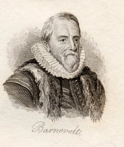 Johan van Oldenbarnevelt，来自&39;Crabb&39;s Historical Dictionary&39;，1825年出版 作者 英语学校