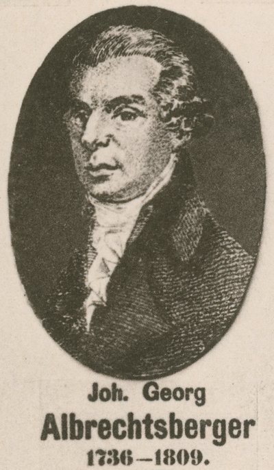 Johann Georg Albrechtsberger（雕刻） 作者 英语学校