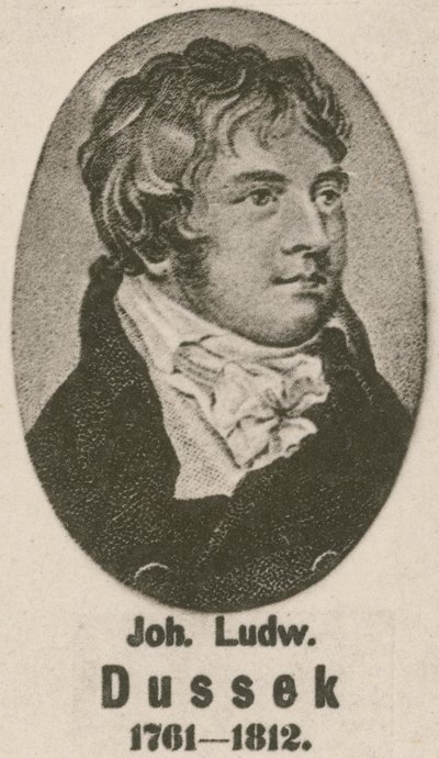 Johann Ludwig Dussek（雕刻） 作者 英语学校