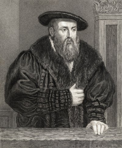 Johannes Kepler（1571-1630）来自肖像画廊，出版于1833年 作者 英语学校