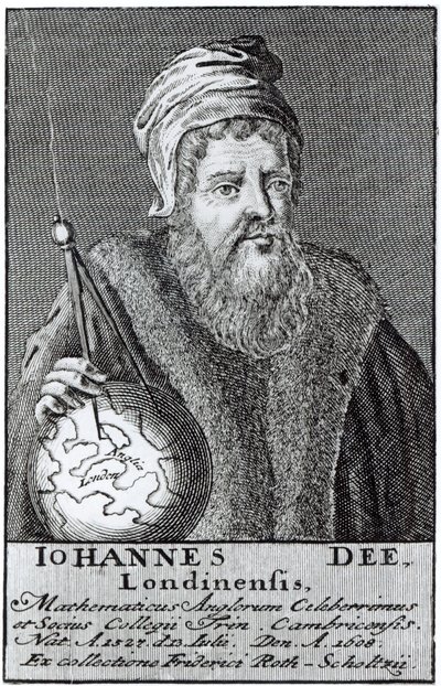 John Dee（1527-1608）伦敦人（雕刻）（捆绑照片） 作者 英语学校