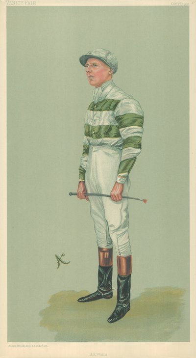 John E Watts，1903年10月1日，“名利场”漫画 作者 英语学校