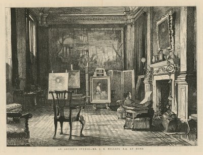 John Everett Millais在家 作者 英语学校