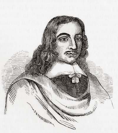 约翰·加德伯里（John Gadbury），英国占星家和年鉴作家，来自“旧英格兰：图画博物馆”，酒吧。 1847年 作者 英语学校