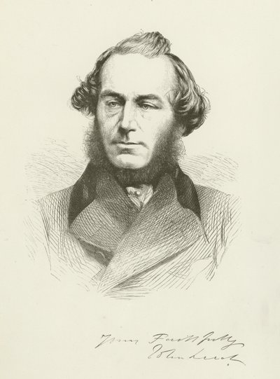 John Leech，肖像 作者 英语学校